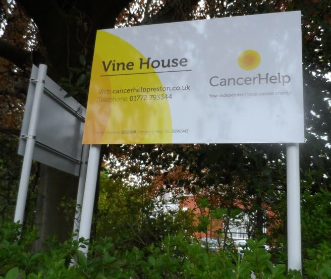 Find Us Vine House » Cancer Help (Preston) Ltd offering free and