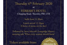 Ferrari's Country House Fundraising Lunch - 6th February 2020