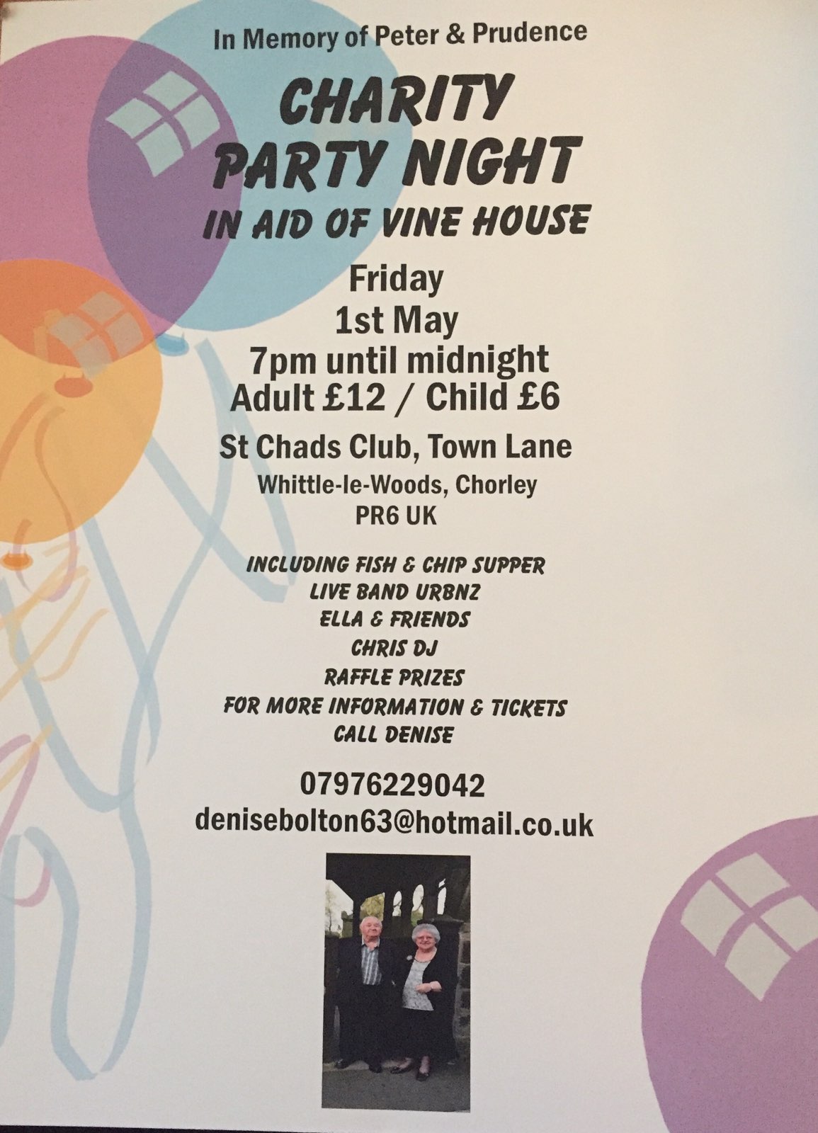 Charity Party Night POSTPONED